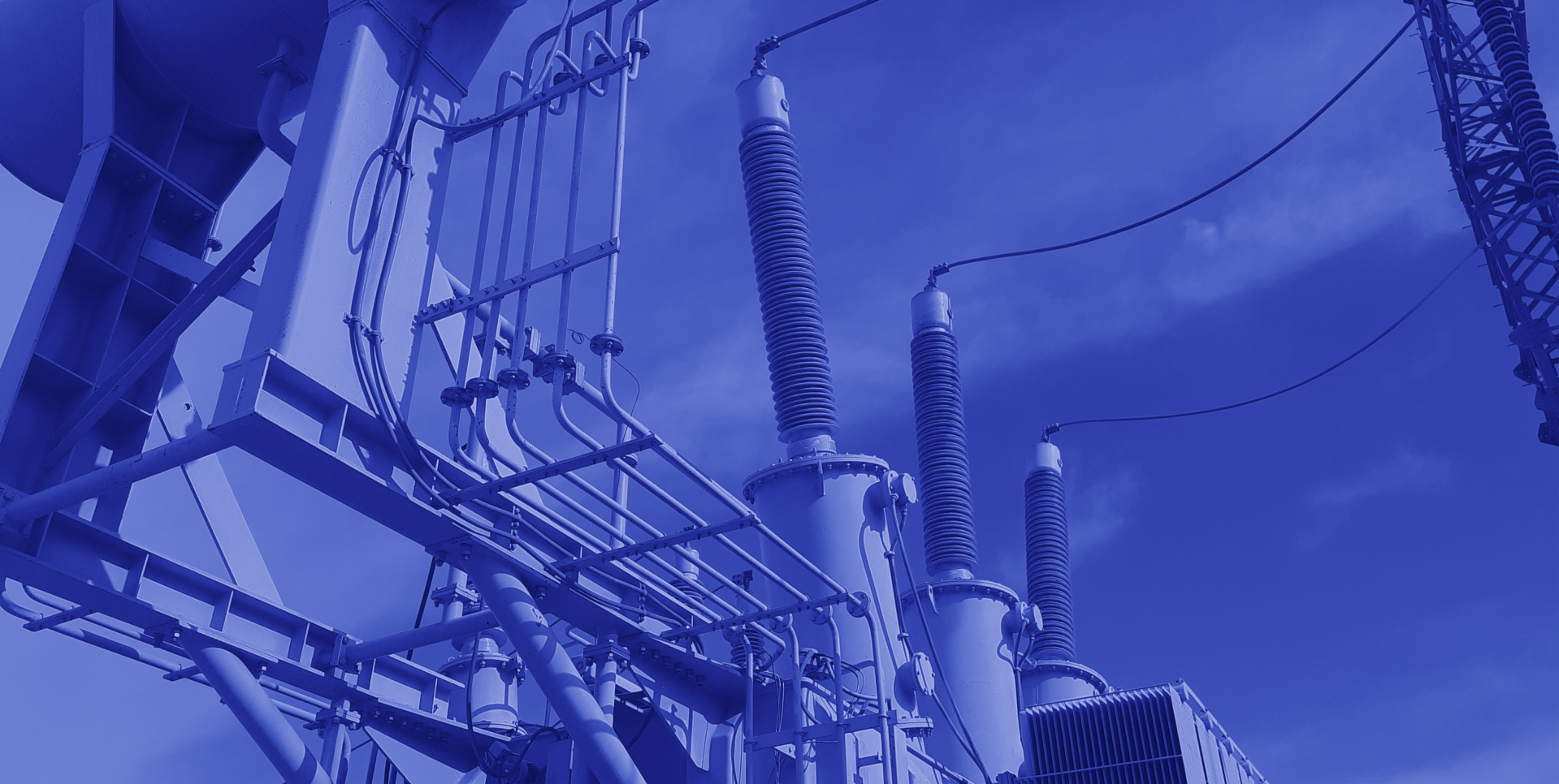 Trafos en planta eléctrica